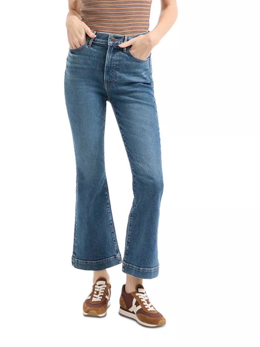 Veronica Beard Carson High Rise Ankle Flare Leg‎ Jeans Size 28